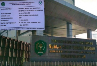 Anggota DPRD Polisikan Dugaan Korupsi RSUD P.Sidimpuan